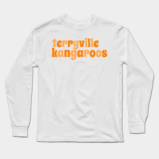 Terryville Kangaroos Long Sleeve T-Shirt by mansinone3